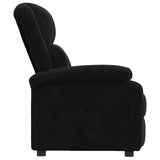 vidaXL Fauteuil verstelbaar fluweel lichtgrijs