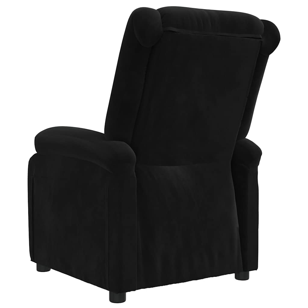 vidaXL Fauteuil verstelbaar fluweel lichtgrijs