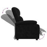 vidaXL Fauteuil verstelbaar fluweel lichtgrijs