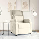vidaXL Fauteuil verstelbaar fluweel lichtgrijs