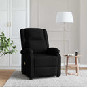 vidaXL Massage Chair Fabric Cream