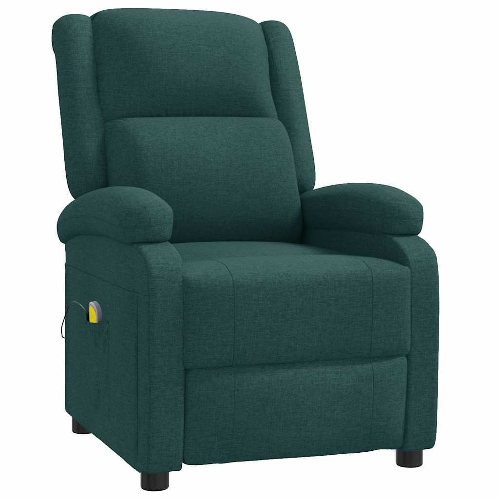 vidaXL Massage Chair Fabric Cream
