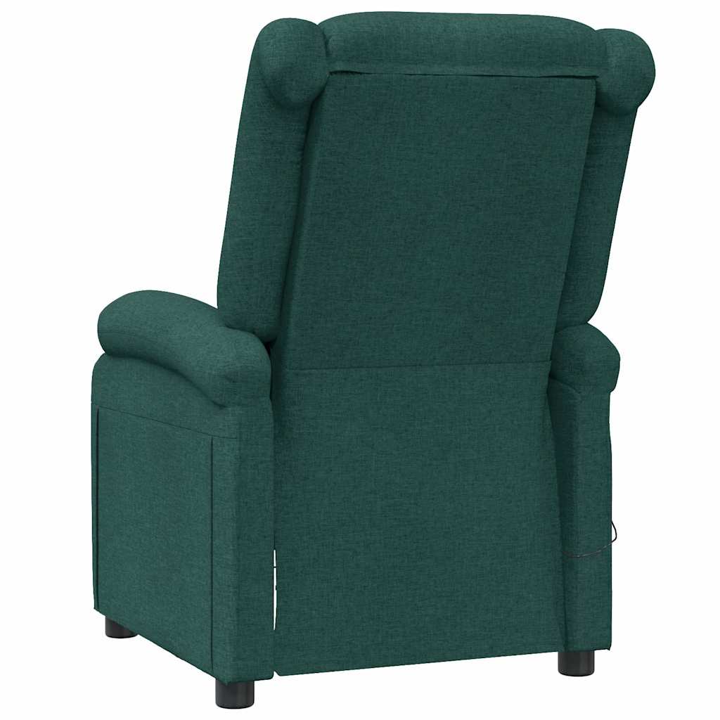 vidaXL Massage Chair Fabric Cream