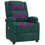 vidaXL Massage Chair Fabric Cream