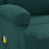 vidaXL Massage Chair Fabric Cream
