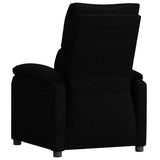vidaXL Fauteuil verstelbaar stof zwart