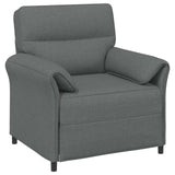 vidaXL Sofa Set 2 pcs Light Grey Fabric