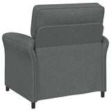 vidaXL Sofa Set 2 pcs Light Grey Fabric