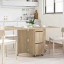 vidaXL Dining table 2 pcs 140 x 80 x 77 cm Engineered wood White Rectangular