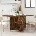 vidaXL Dining table 2 pcs 140 x 80 x 77 cm Engineered wood White Rectangular