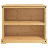 vidaXL Keuken Trolley met plank 2 pcs Honingwas 112 x 77 x 91,5 cm