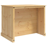 vidaXL Keuken Trolley met plank 2 pcs Honingwas 112 x 77 x 91,5 cm