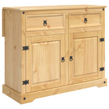 vidaXL Keuken Trolley met lade 2 pcs Honingwas 112 x 70 x 91,5 cm