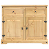 vidaXL Keuken Trolley met lade 2 pcs Honingwas 112 x 70 x 91,5 cm