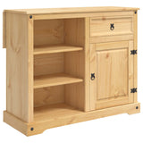 vidaXL Keuken Trolley met lade 2 pcs Honingwas 112 x 70 x 91,5 cm