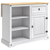vidaXL Keuken Trolley met lade 2 pcs Honingwas 112 x 70 x 91,5 cm