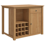 vidaXL Kitchen Trolley with Drawer PANAMA 2 pcs Honeycomb 112 x 77 x 90 cm