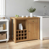 vidaXL Kitchen Trolley with Drawer PANAMA 2 pcs Honeycomb 112 x 77 x 90 cm