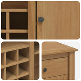 vidaXL Kitchen Trolley with Drawer PANAMA 2 pcs Honeycomb 112 x 77 x 90 cm
