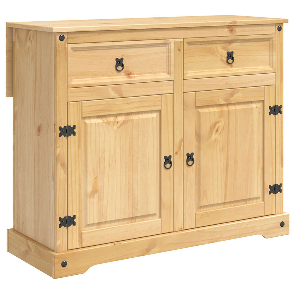 vidaXL Keuken eiland set Corona 3 pcs Honingwas Massief grenenhout