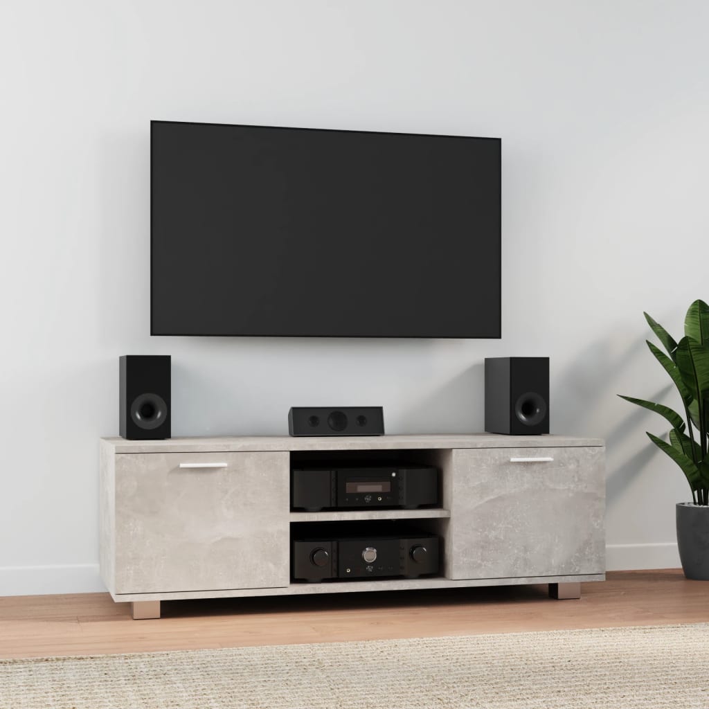 vidaXL TV Cabinet 120x40.5x35 cm High Gloss White