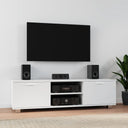 vidaXL Tv-meubel 120x40,5x35 cm hoogglans wit