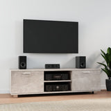 vidaXL TV Cabinet 120x40.5x35 cm High Gloss White
