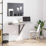 vidaXL Wandtafel inklapbaar 100x60 cm eikenkleurig