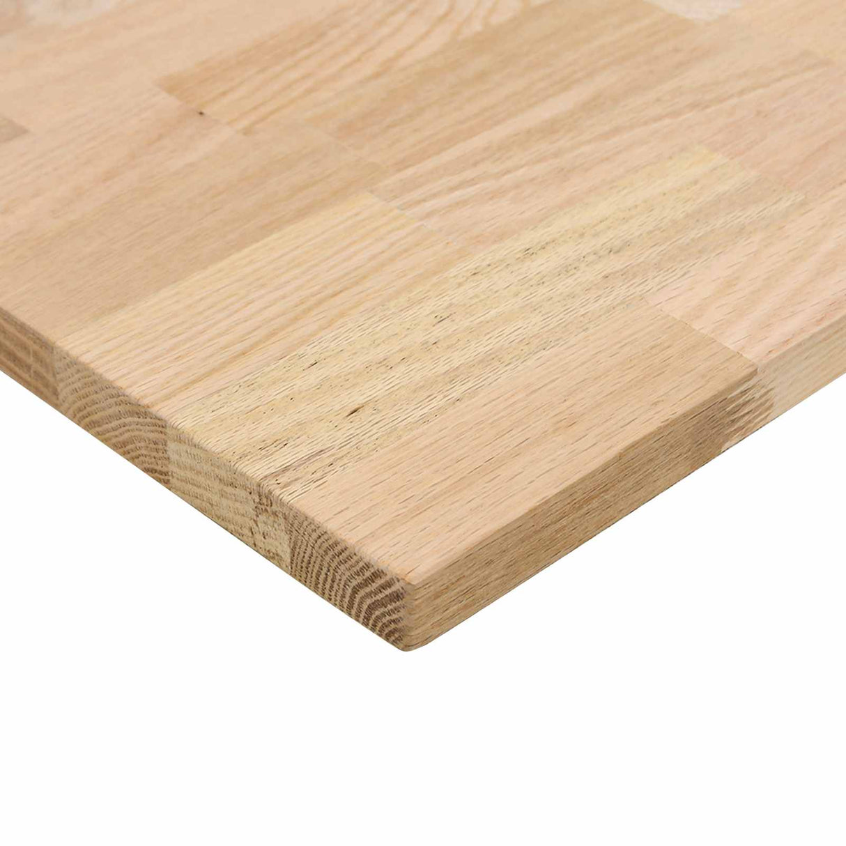 vidaXL Bureau Wit en Natuurlijk 120 x 60 cm Massief Eikenhout