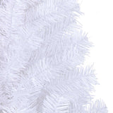 vidaXL Kunstkerstboom met 300 LED Wit 210 cm PVC en Staal