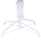 vidaXL Kunstkerstboom met 300 LED Wit 210 cm PVC en Staal