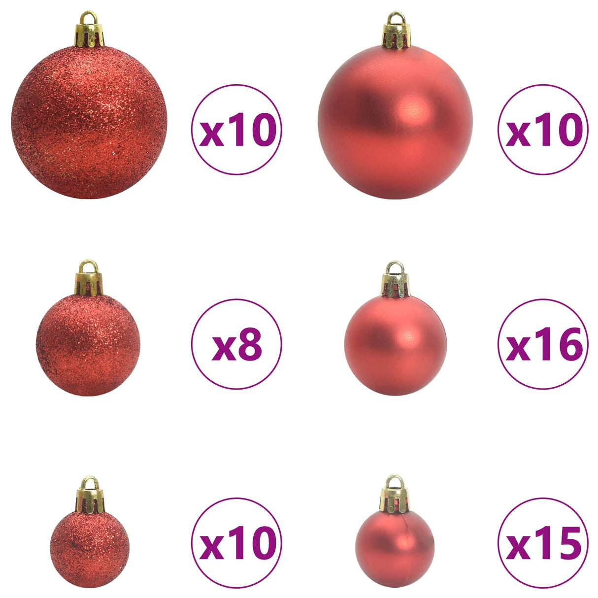 vidaXL Kunstkerstboom met 300 LED Wit 210 cm PVC en Staal
