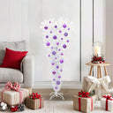 vidaXL Kunstkerstboom met 150 LED Wit 120 cm PVC en Staal