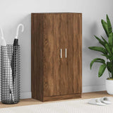 vidaXL Schoenenkast 55x35x108 cm bewerkt hout hoogglans wit