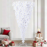 vidaXL Kunstkerstboom met 300 LED Wit 210 cm PVC en Staal