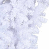 vidaXL Kunstkerstboom met 300 LED Wit 180 cm PVC en Staal