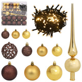 vidaXL Kunstkerstboom met 300 LED Wit 180 cm PVC en Staal