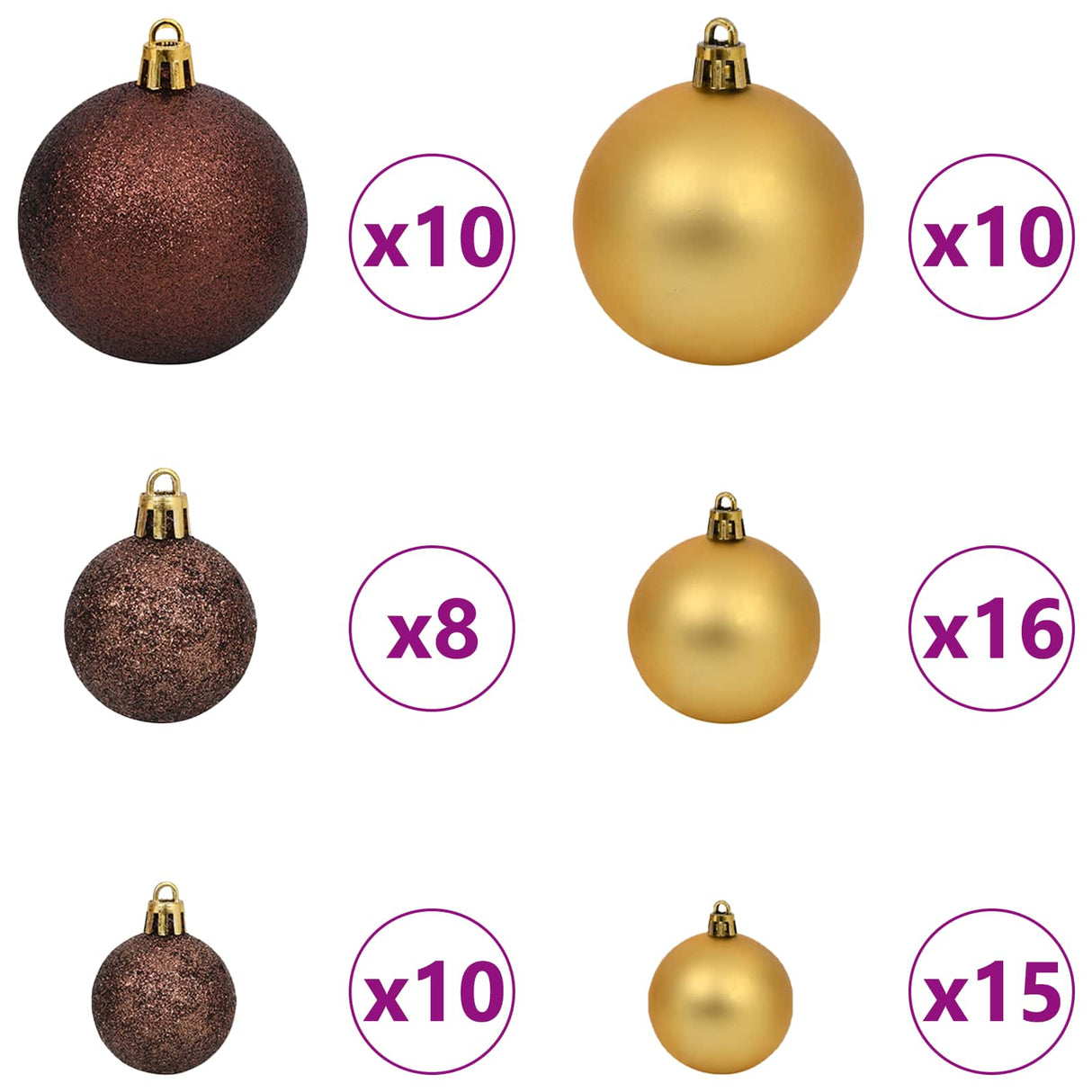 vidaXL Kunstkerstboom met 300 LED Wit 180 cm PVC en Staal