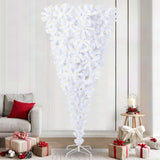 vidaXL Kunstkerstboom met 300 LED Wit 180 cm PVC en Staal