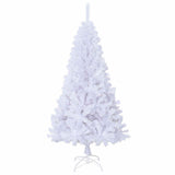 vidaXL Artificial Christmas Tree with 150 LED White 120 cm PVC and Steel