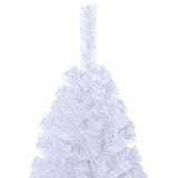 vidaXL Kunstkerstboom met 300 LED Wit 180 cm PVC en Staal