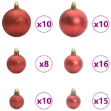 vidaXL Kunstkerstboom met 300 LED Wit 180 cm PVC en Staal