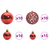 vidaXL Kunstkerstboom met 300 LED Wit 180 cm PVC en Staal