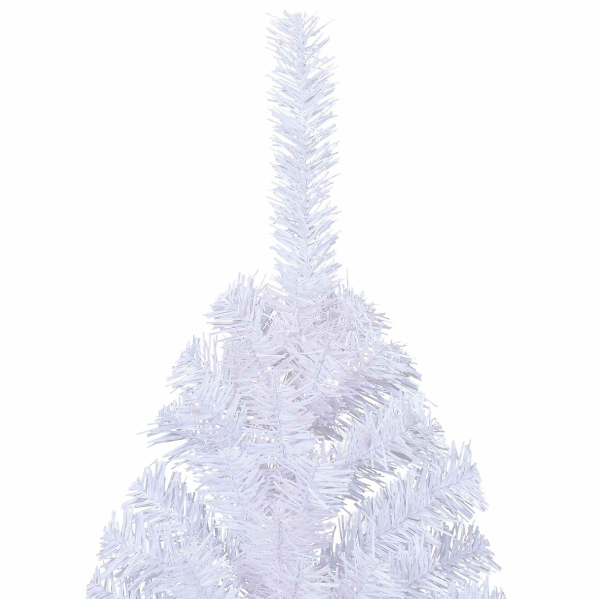 vidaXL Kunstkerstboom met 300 LED Wit 210 cm PVC en Staal