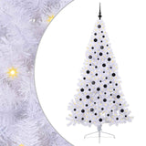vidaXL Kunstkerstboom met 300 LED Wit 210 cm PVC en Staal