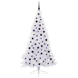vidaXL Kunstkerstboom met 300 LED Wit 210 cm PVC en Staal