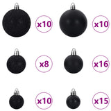 vidaXL Kunstkerstboom met 300 LED Wit 210 cm PVC en Staal