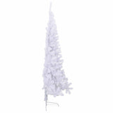 vidaXL Kunstkerstboom met 300 LED Wit 240 cm PVC en Staal