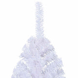 vidaXL Kunstkerstboom met 300 LED Wit 240 cm PVC en Staal