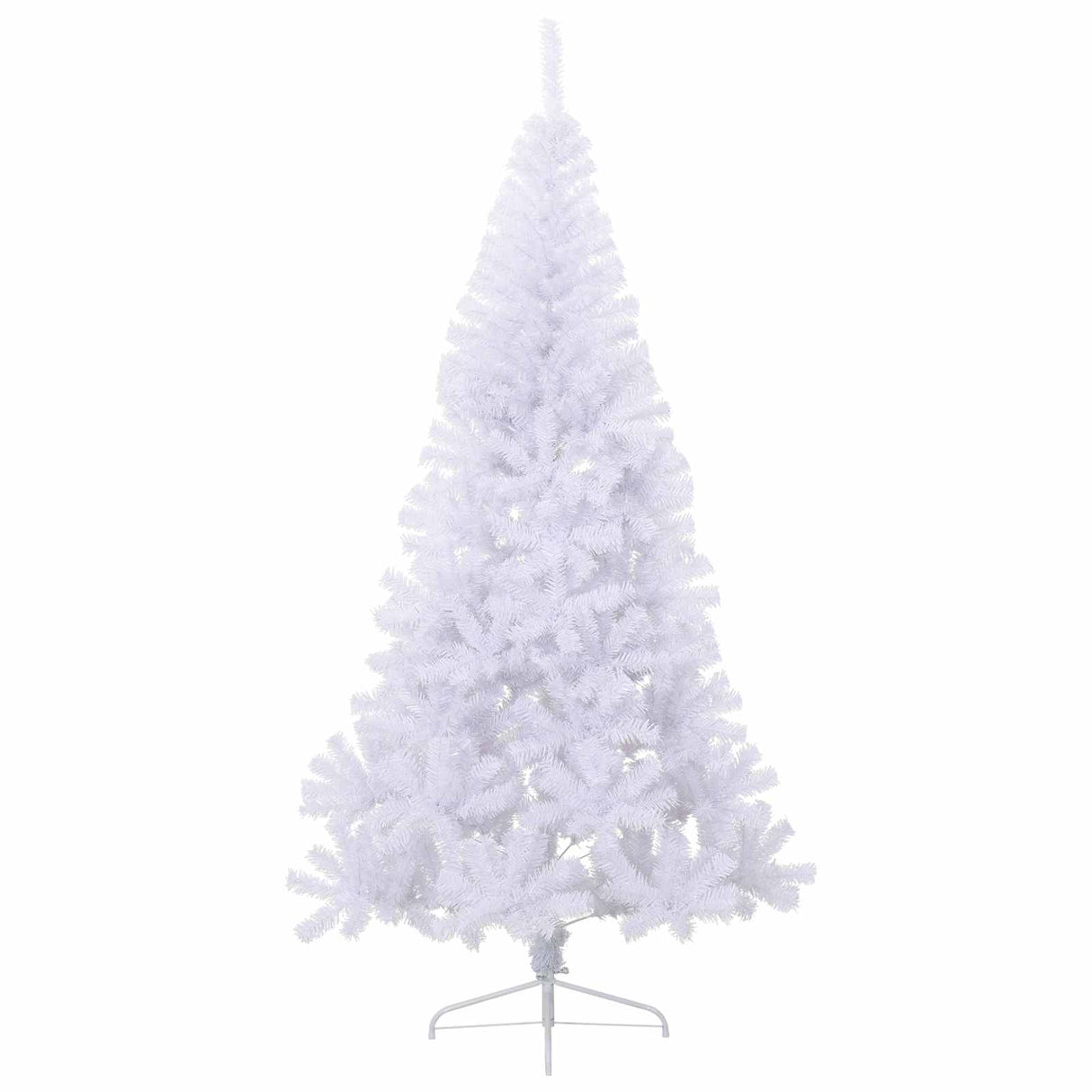 vidaXL Kunstkerstboom met 300 LED Wit 240 cm PVC en Staal